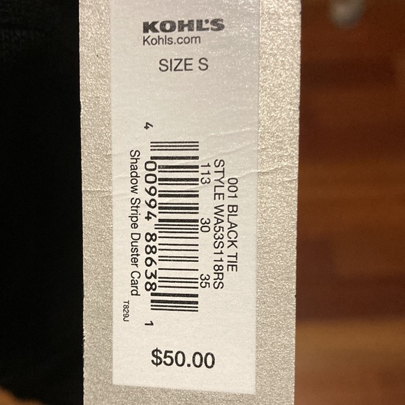 Black Duster Cardigan - Picture 4 of 4